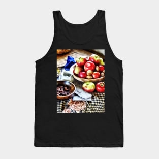 Food - Apples And Nuts Tank Top